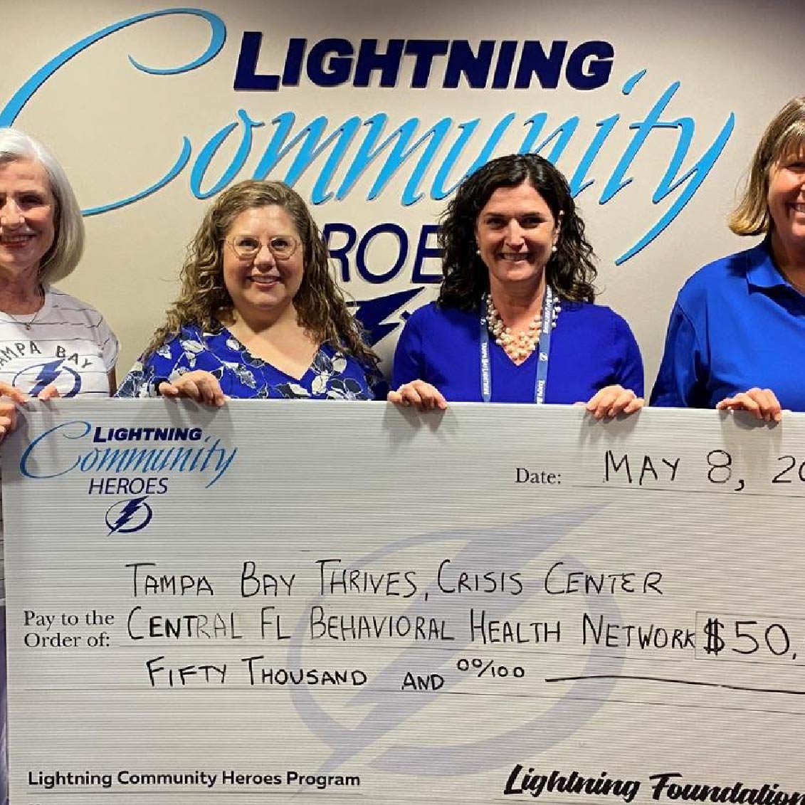 Tampa Bay Thrives receives support from Community Foundation of Tampa Bay, Tampa Bay Lightning Foundation